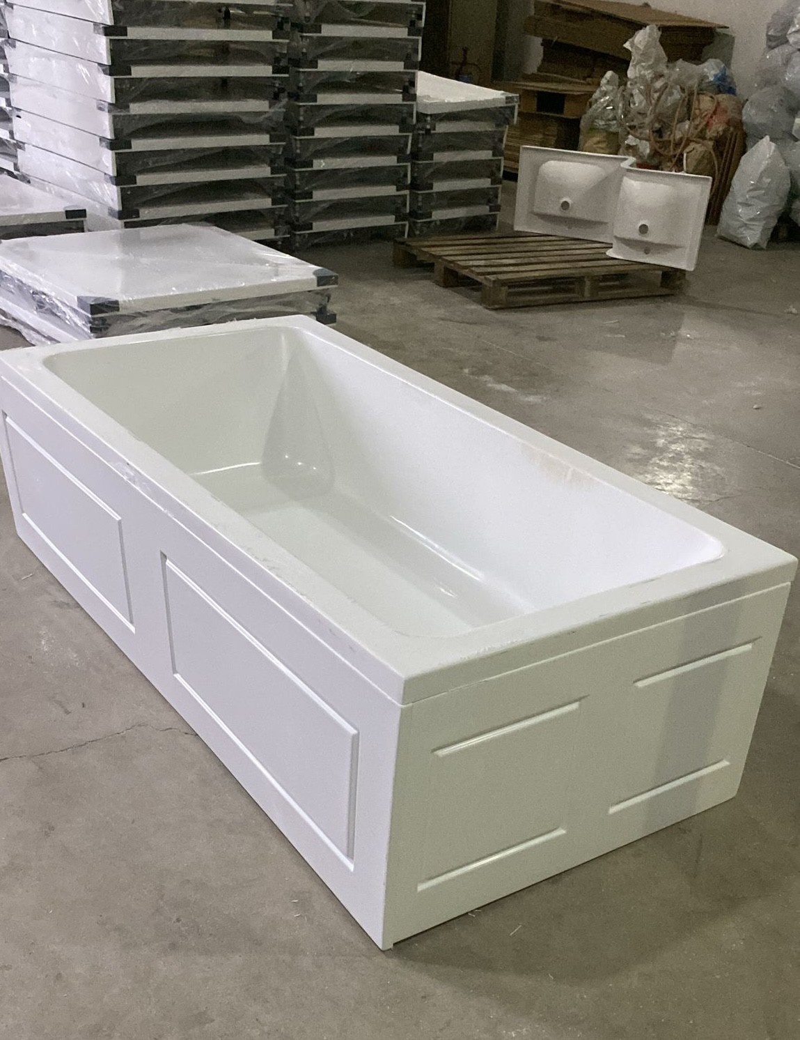 Trieste Acrylic Freestanding Bathtub Made in Turkey